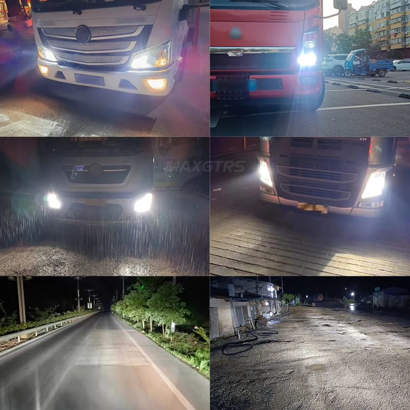 2x G20W 24V H7 H4 H1 LED Truck Light Bulb H11 6000K 140W 24V Led Headlight Lamp for Trucks Lorries Pickup view 6