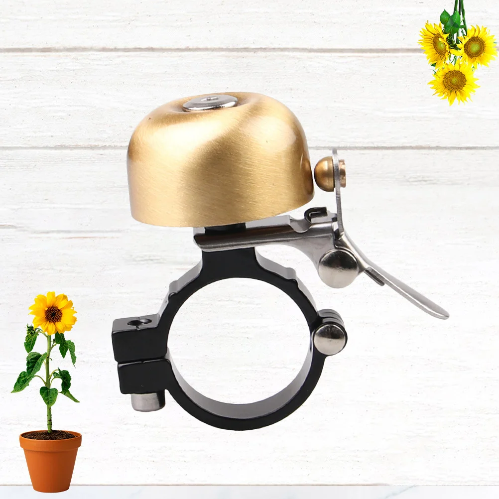 1 قطعة جرس الدراجة النحاسية خمر بصوت عال الدراجات جرس تحذير ل الطريق الجبلية للطي الدراجة سلامة ركوب الملحقات #4