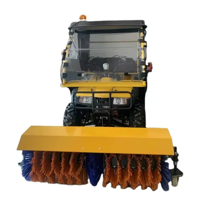 Spazzatrice da neve a quattro ruote multifunzionale completamente chiusa con CE EPA