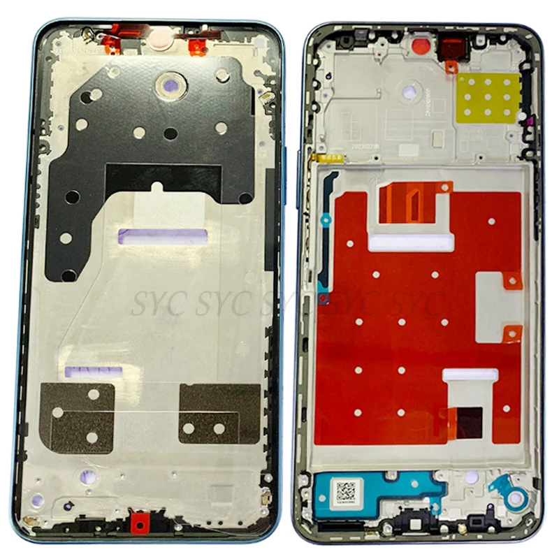 Middle Frame Housing LCD Bezel Plate Panel For Honor 90 Lite X50i X8A Phone Metal LCD Frame Repair Parts