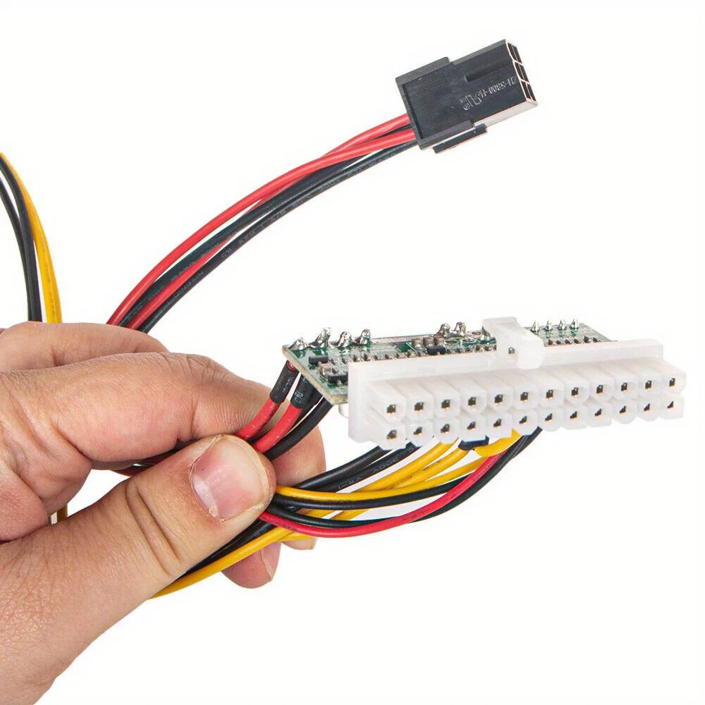 PCIE Entrada de 6 pinos DC 12V DC-ATX-300W 24 pinos PICO Switch PSU ATX Módulo de alimentação Fontes de alimentação