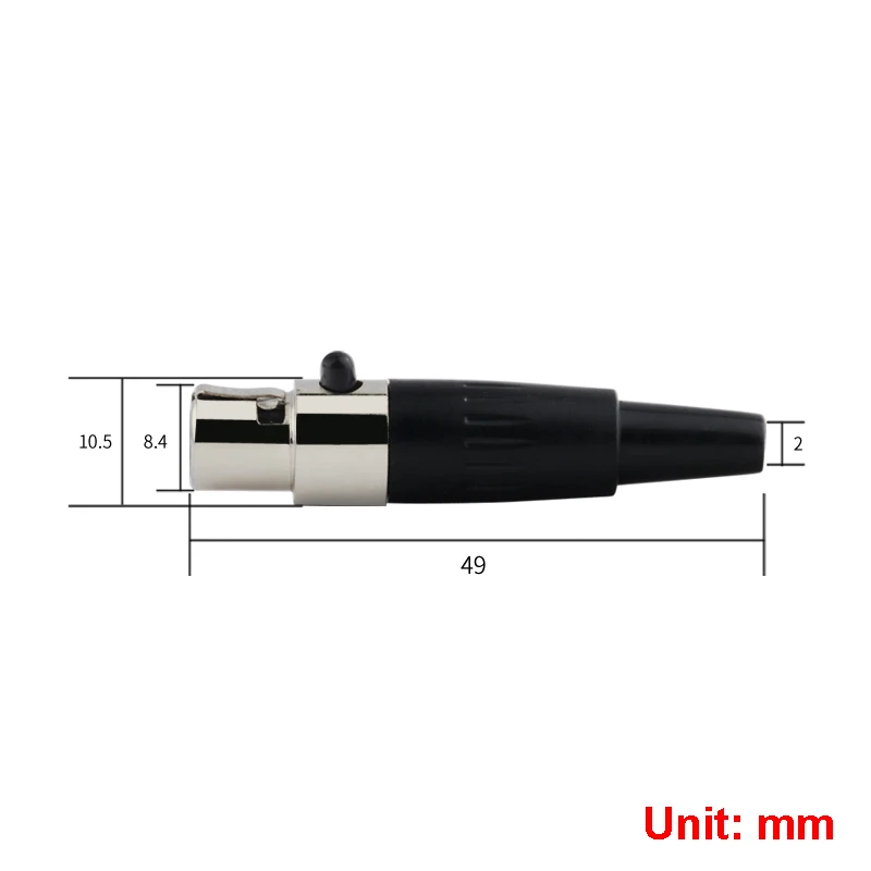 1PCS 3/4/5/6/7pin，Mini XLR Aviation Connector, Female Socket, Zinc Alloy+copper pins, for MIC Microphone Audio Video Connecting