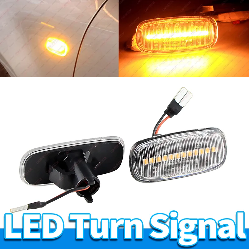 LED الجانب الأمامي ماركر ضوء المؤشر لأودي TT A2 8L A3 S3 B5 A4 S4 RS4 A6 S6 C5 ALLROAD 1997-2006 AD0164142 LED بدوره إشارة