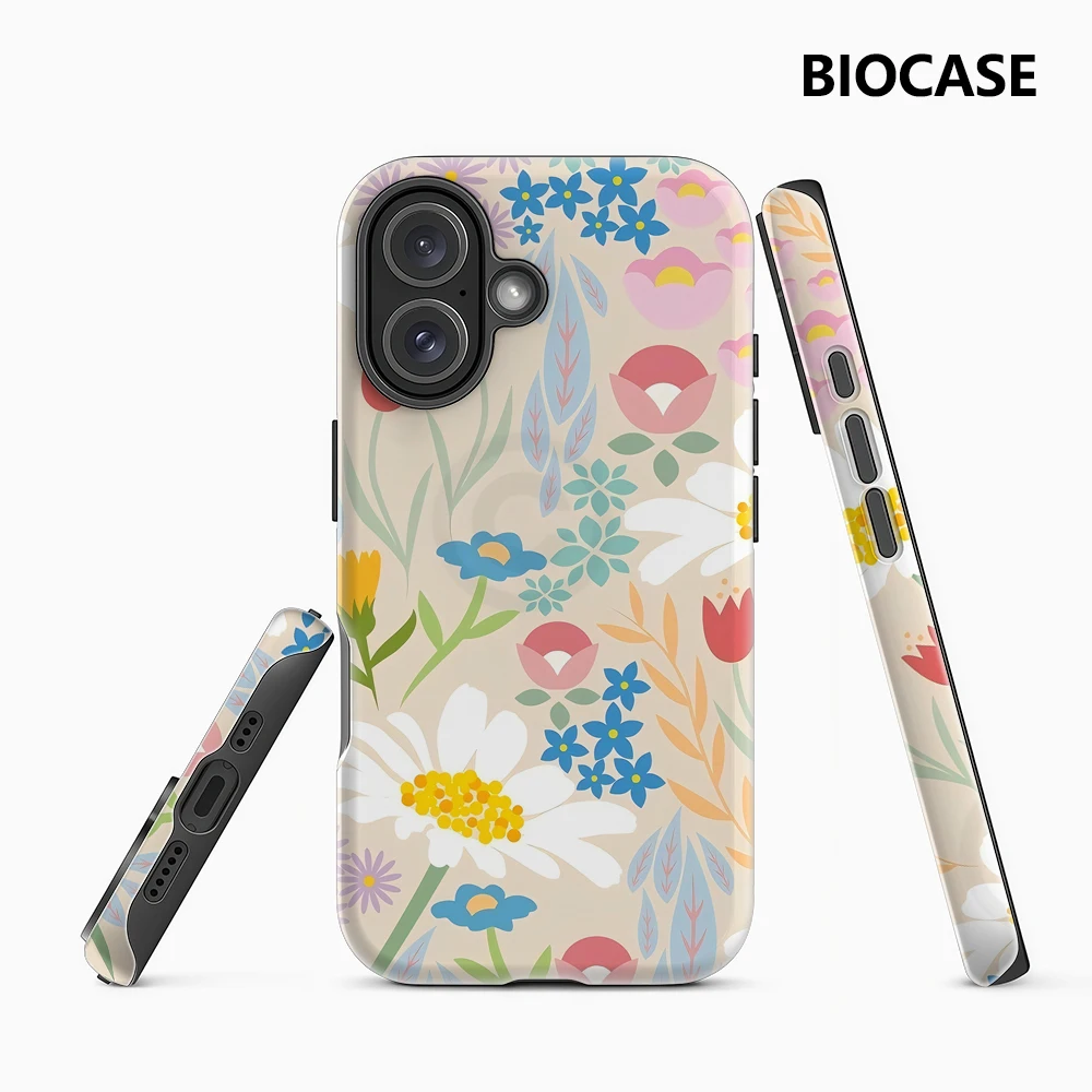 Pastell Wildflower Meadow IPhone 17 Must-Haves Handyhülle für IPhone 17 16 15 14 13 12 11 Pro Max Plus Doppelschichtige Rückseite