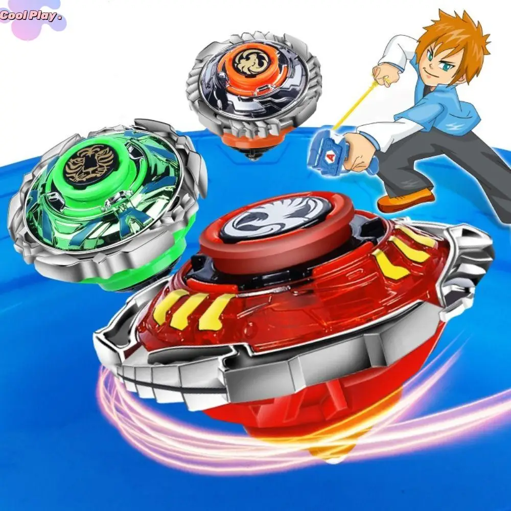 

Gyro Accessories Split Transforming Spinning Top With Launcher Rope Turn Rotating Gyro Interactive 2 In1 Battle Gyro Kids Toy