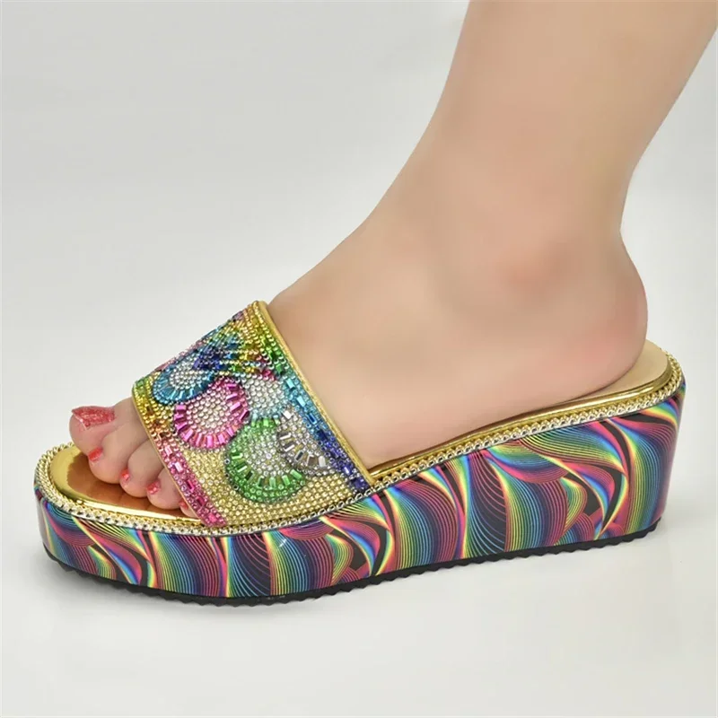 Latest Plus Size 43 Ladies Dress Shoes 2023  Open Toe Shoes Luxery  Ladies Shoes and Sandals image 5