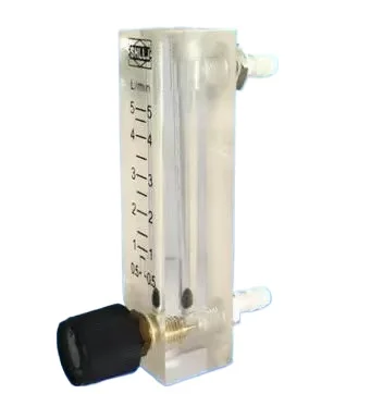 LZQ-6/7 Type Acrylic Gas Flowmeter, Laboratory Rotor Flowmeter with Control Valve, Adjustable Flow Rate
