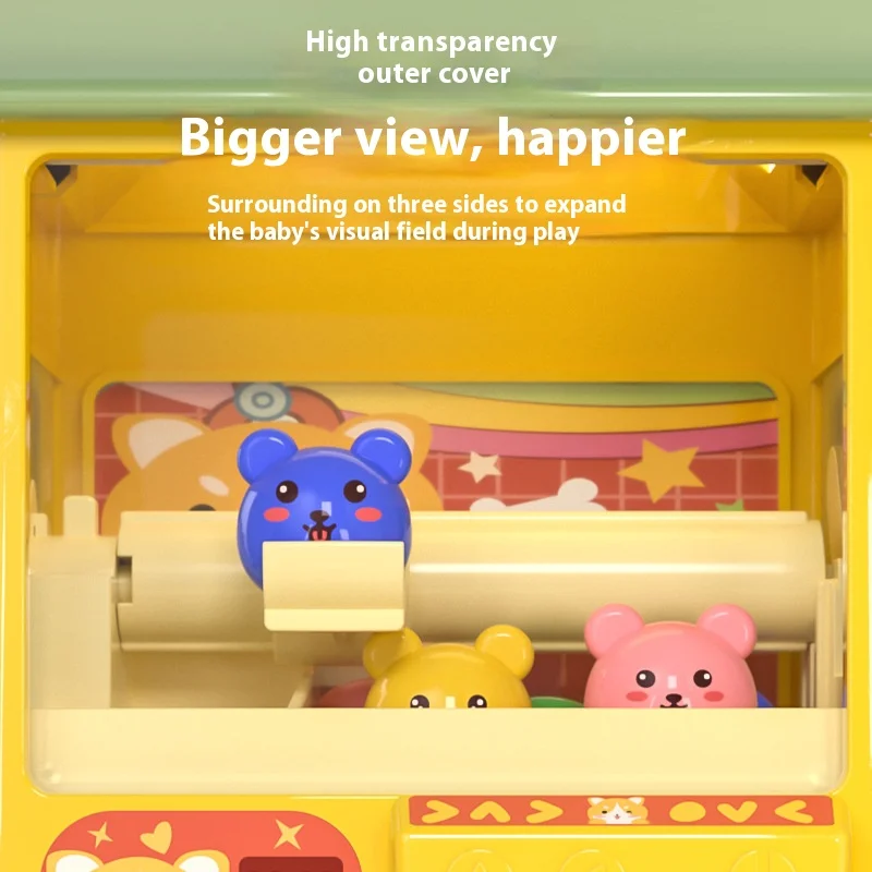 Children's Mini Clip Doll Grabbing Machine Toy Candy Twisted Egg Play Home Birthday Gift Small Home Doll