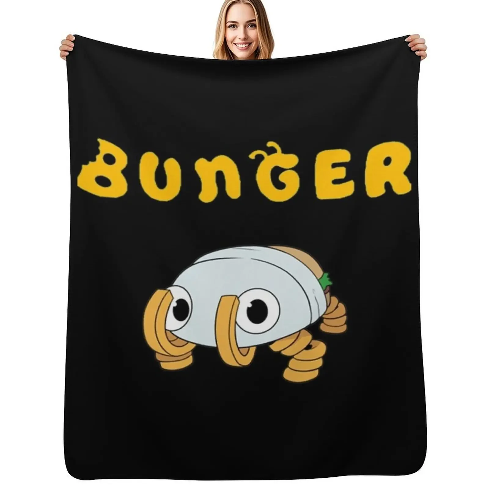 

Bugsnax Bunger Throw Blanket Heavy Summer Beddings Sleeping Bag Blanket