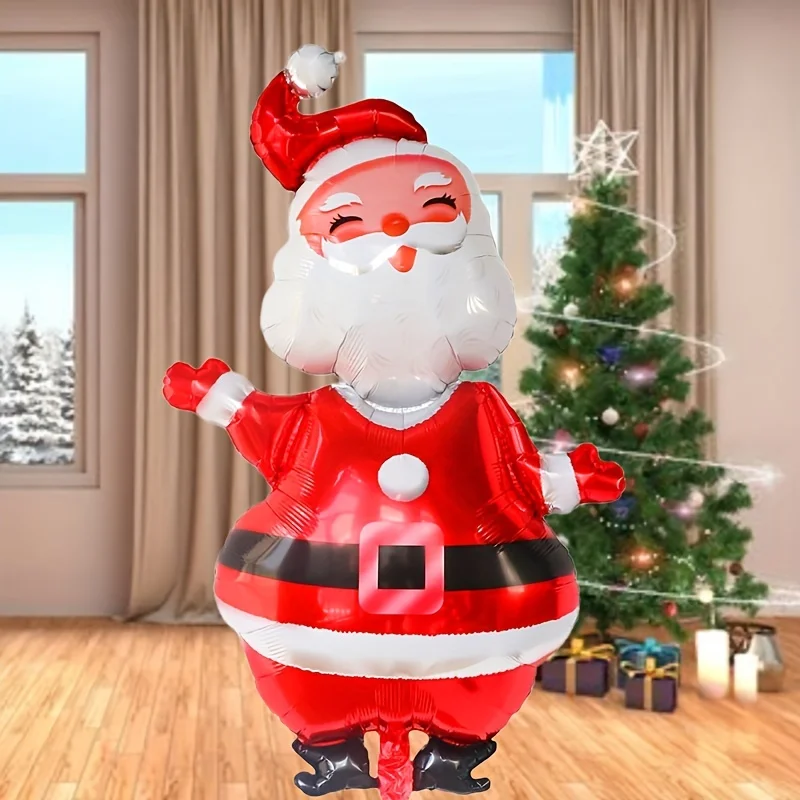 Christmas Santa Claus Decorative Balloon 47 inches Christmas Party decoration Supplies Foil Balloon Christmas Balloon