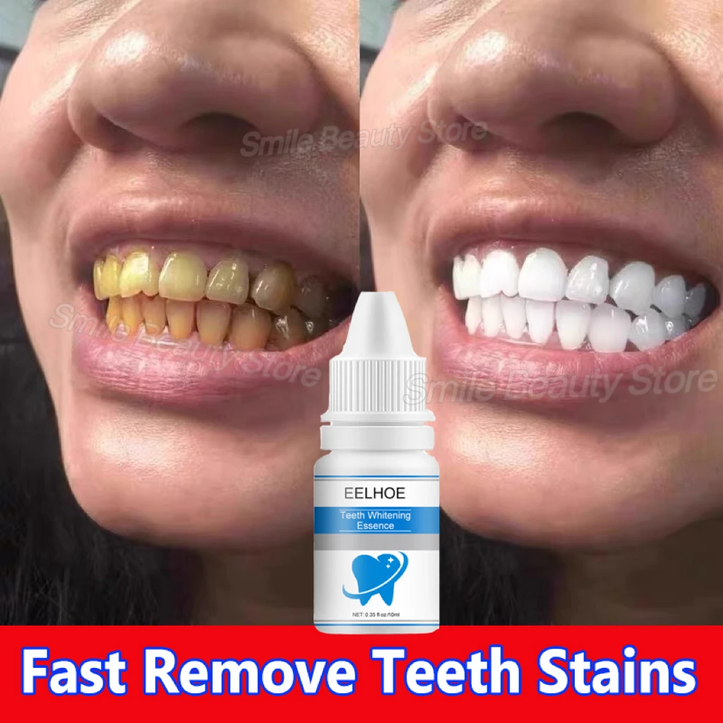 Teeth Whitening Serum Remove Plaque Stains Essence Dental Bleaching Tools Oral Hygiene Cleaning Fresh Breath Beauty Health Care