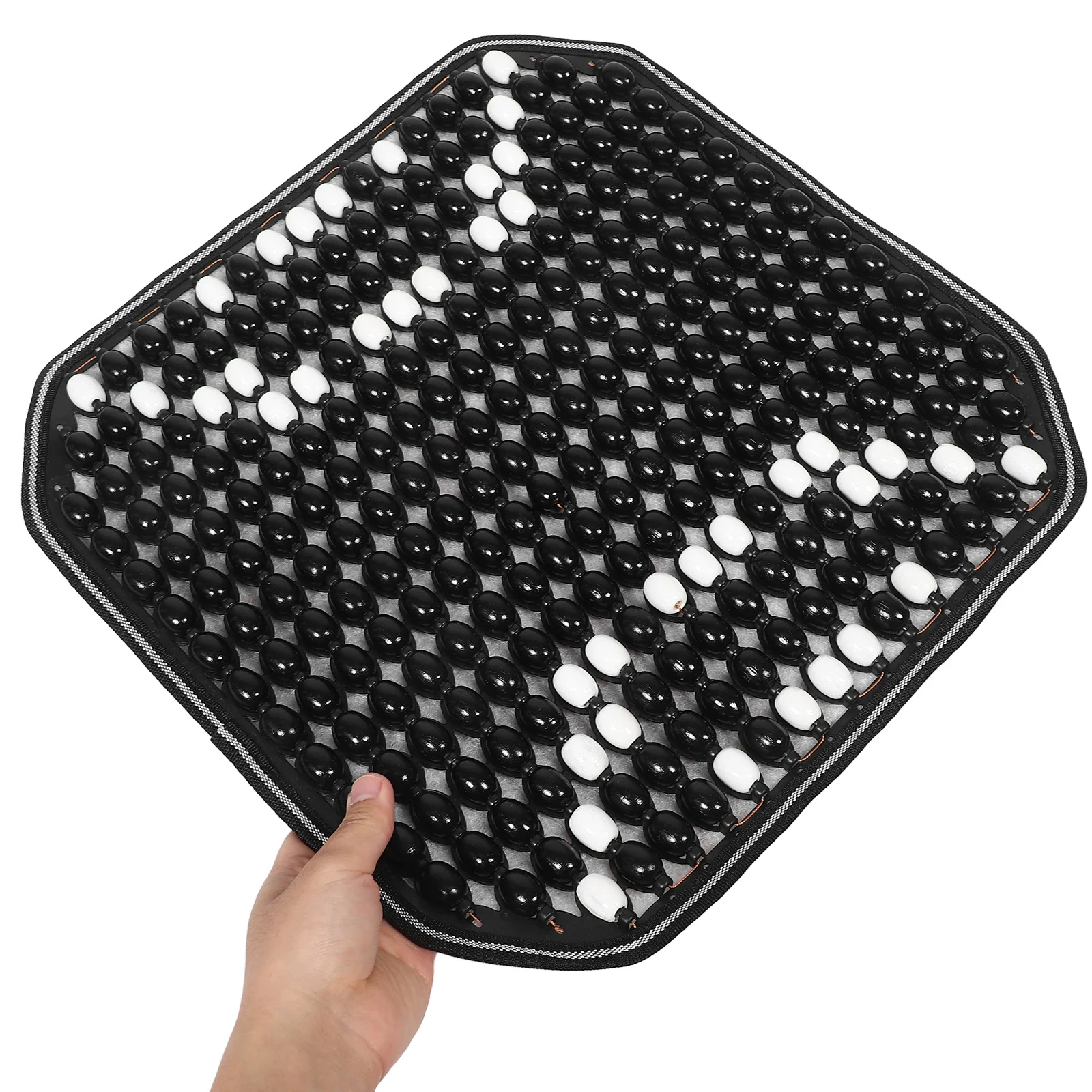 

Wood Bead Car Seat Cushion Breathable Cooling Pad Massage Comfort Fit All Cars Suv Truck Office Chair Auto Seat Cover