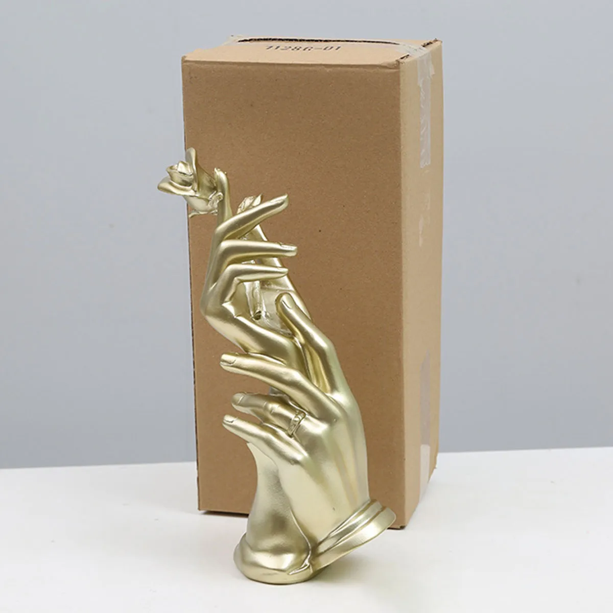 Hands Sculpture Statues Desktop Decor Home Decorative Hand Figurines Ornaments for Bedroom Living Room Garden Office Decoration