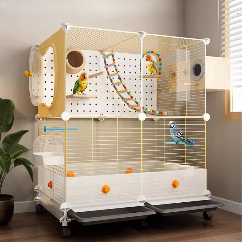 

Bird Cage Large Household Special Thrush Peony New Splash-proof Villa