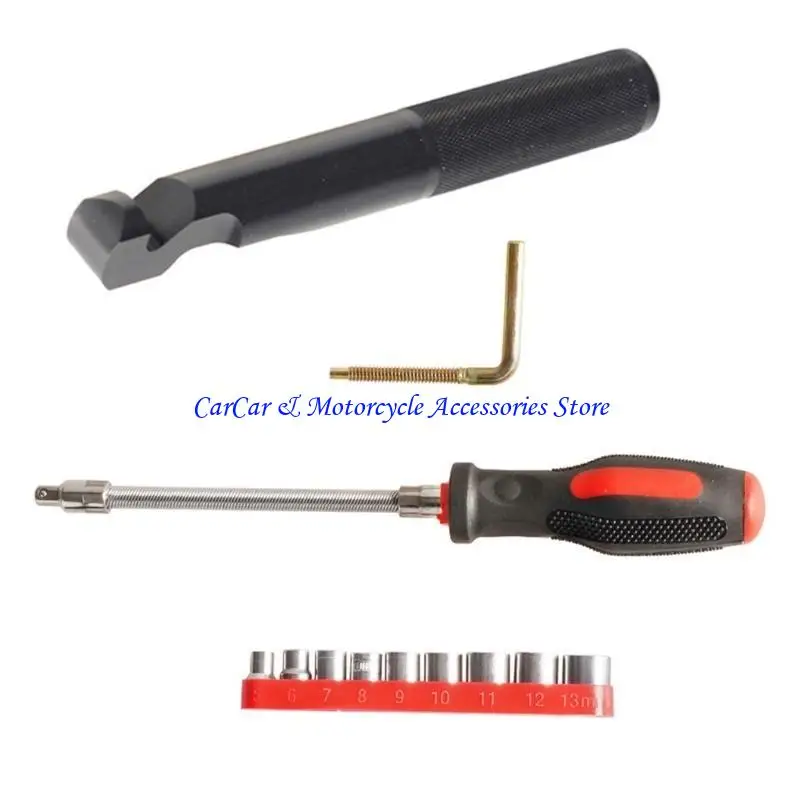 

G5AD Ergonomic Comprehensive Belt Changing and Clutch Cover Disassembly Removal Tool for XP4 1000 Vehicles Maintenance