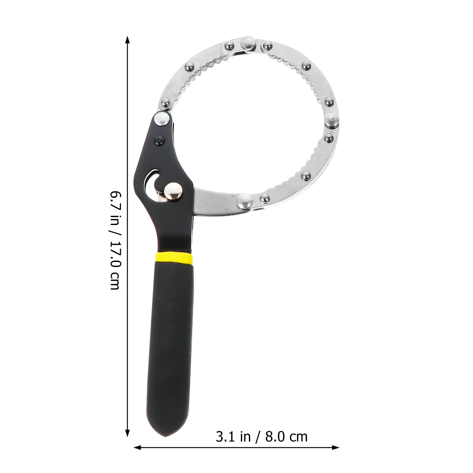 

2Pcs Oil Filter Wrench Handcuff Style Adjustable Carbon Steel Remover Tool for Car Motorcycle Maintenance Repair Removal