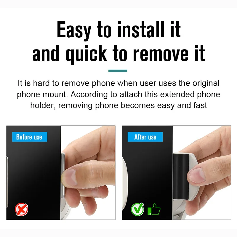 OM 6 الهاتف المشبك تمديد مشبك كليب طوي تمديد أوسع حامل ل DJI Osmo موبايل 5 يده مثبت أفقي الملحقات