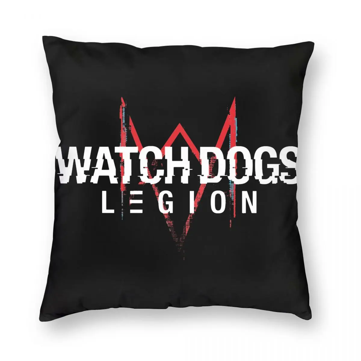 Watch Dogs Legion Logo Pillowcase Printing Polyester Cushion Cover Decor Throw Pillow Case Cover Bed Zipper 40X40cm