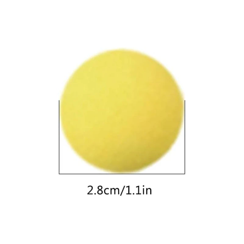 100 Pieces Pet Toy Balls 2.8cm Dog Training Ball Game Refill Balls 1.1 Inch EVA Soft Foam Balls Foam Ball Bullets for Gun