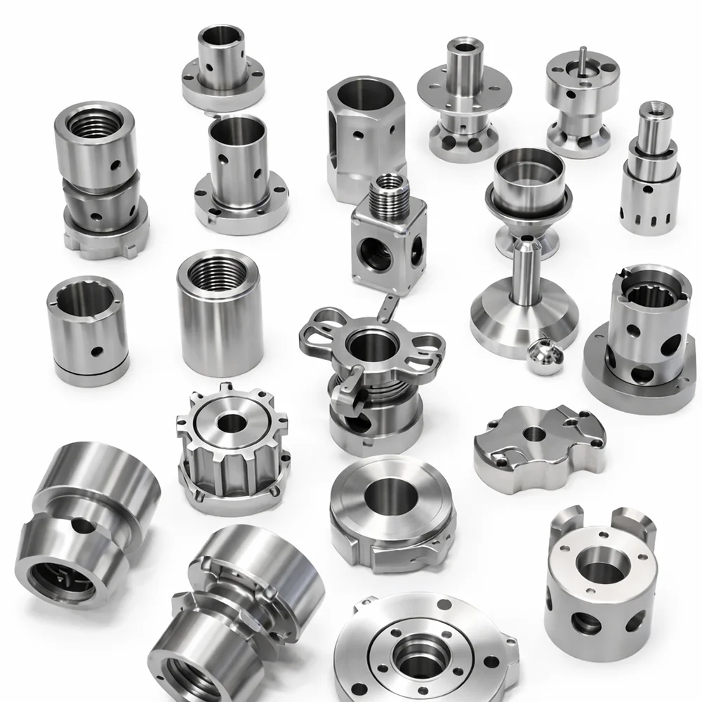 CNC Machined Aluminum Parts High Precision Color Zinc Plating Surface Custom Mechanical Hardware Replacement Components turning