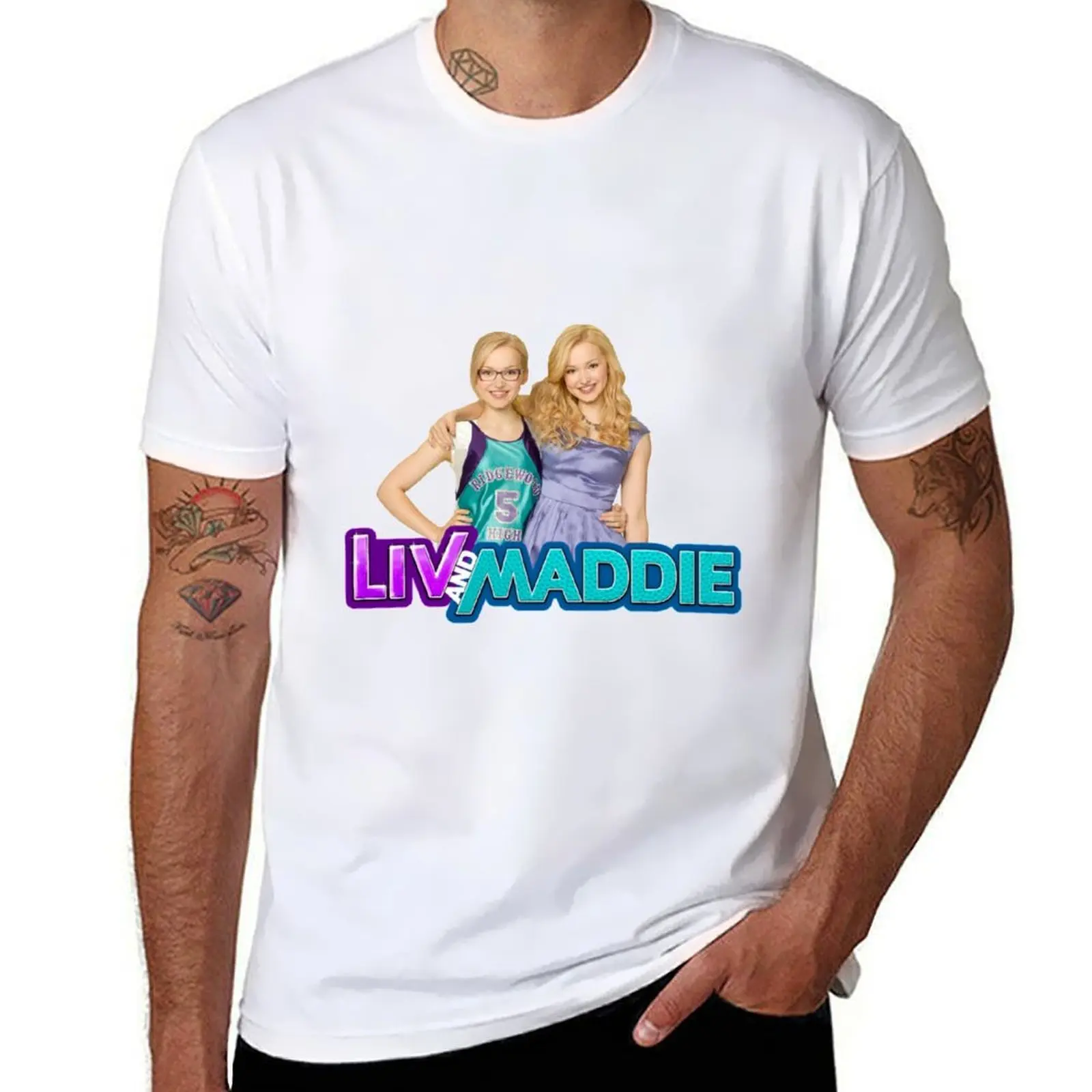 

Liv and Maddie T-Shirt cotton t shirts high quality man t shirt luxury T-Shirt