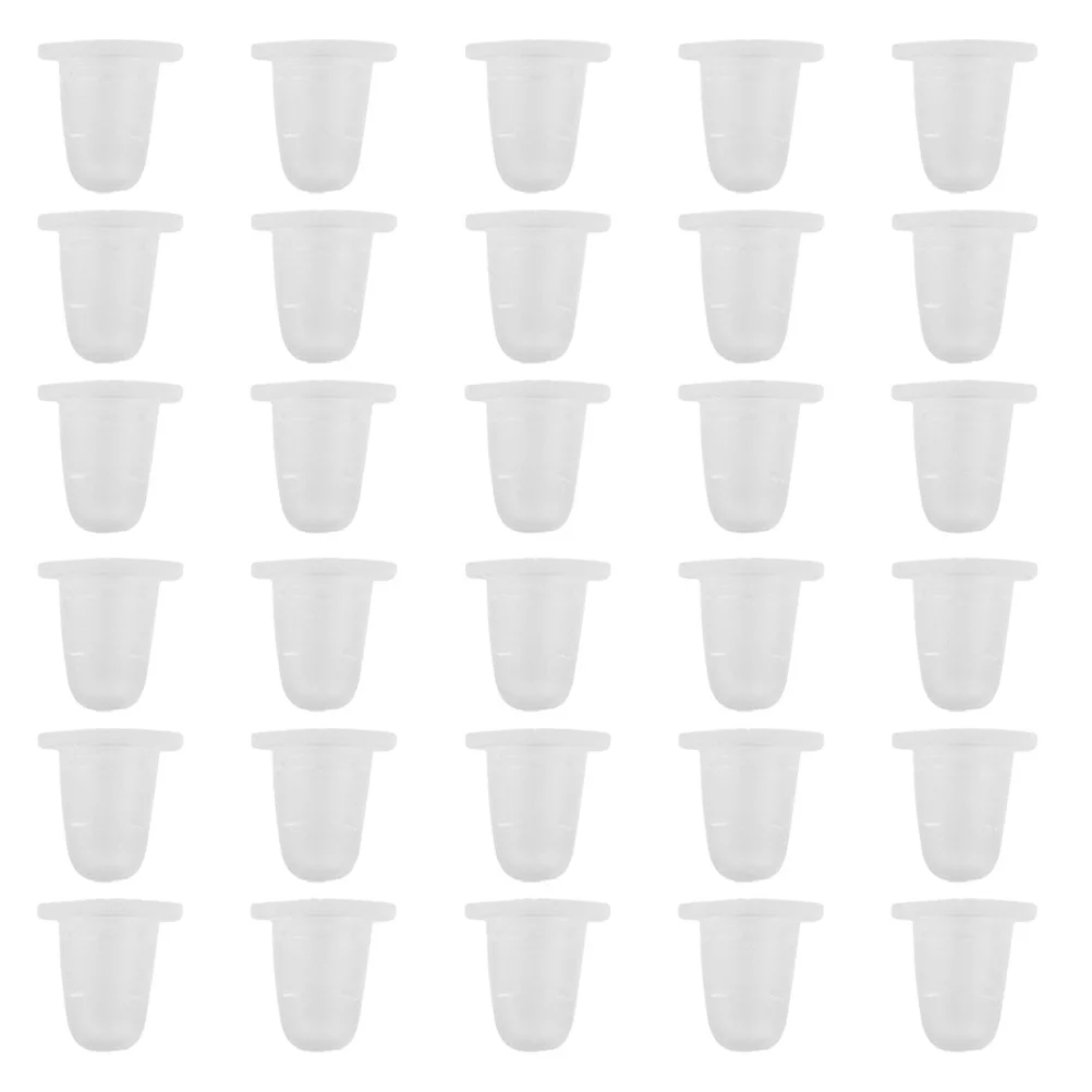200 Stuks Multifunctionele Siliconen Inkt Cups Steriele Wegwerp Pigment Caps Gladde Rand Geen Lekkage Perfect Voor Nail Art