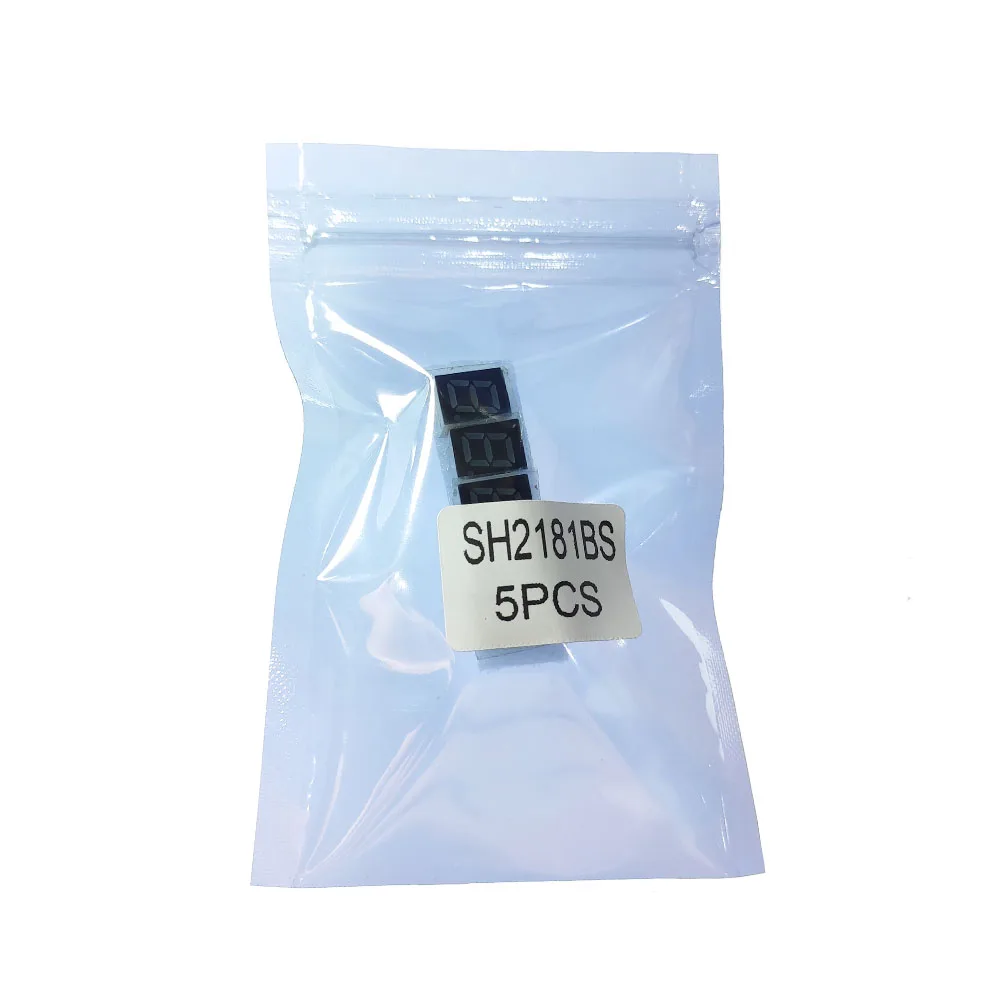 Led Digitale Buis 0.28 Inch Een Bit 2181BS Co Positieve Helder Rood Licht 5 Pack