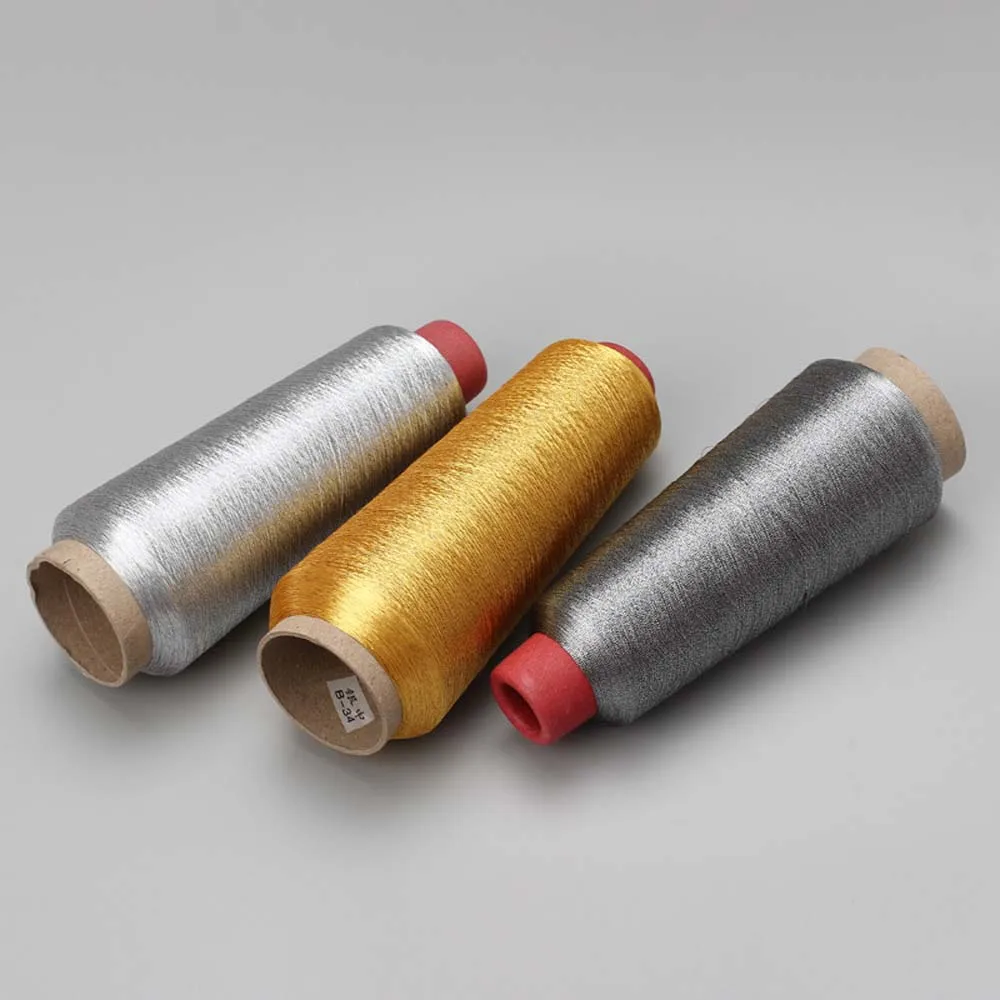 1Pcs Cross Stitch Gold Silver Thread 150d 3200m Embroidery Thread Hang Tag Gift Wrapping Thread Gold And Silver Thread Polyester