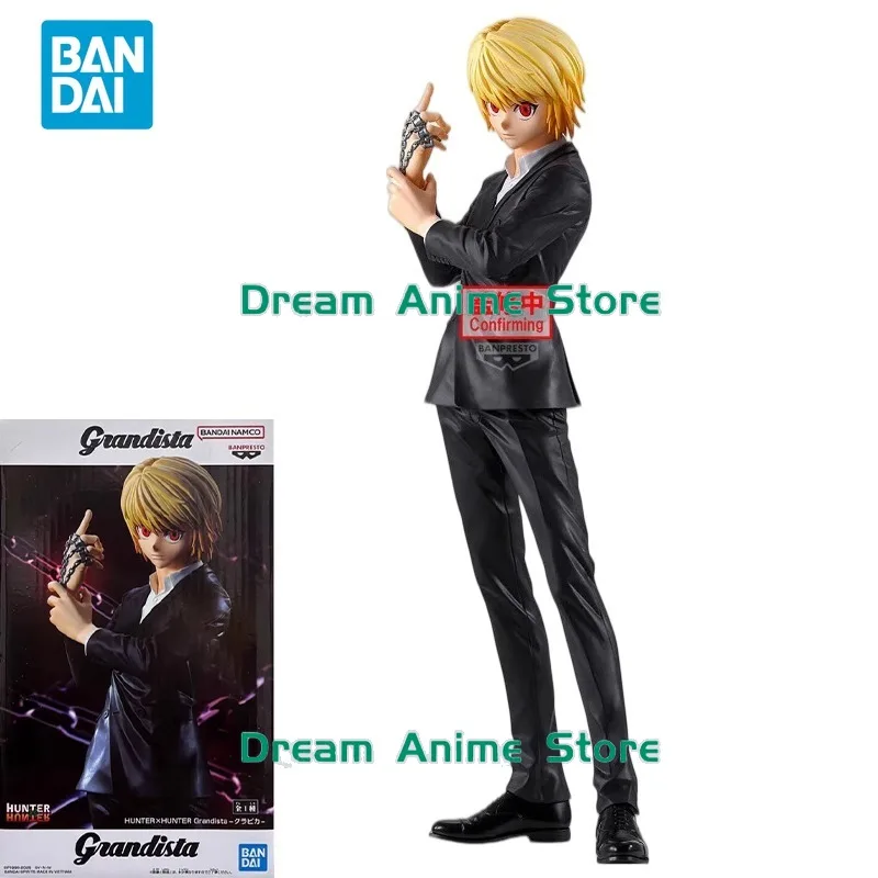 bandai-original-hunter×hunter-anime-figure-grandista-kurapika-action-figure-toys-for-kids-gift-collectible-model-ornaments