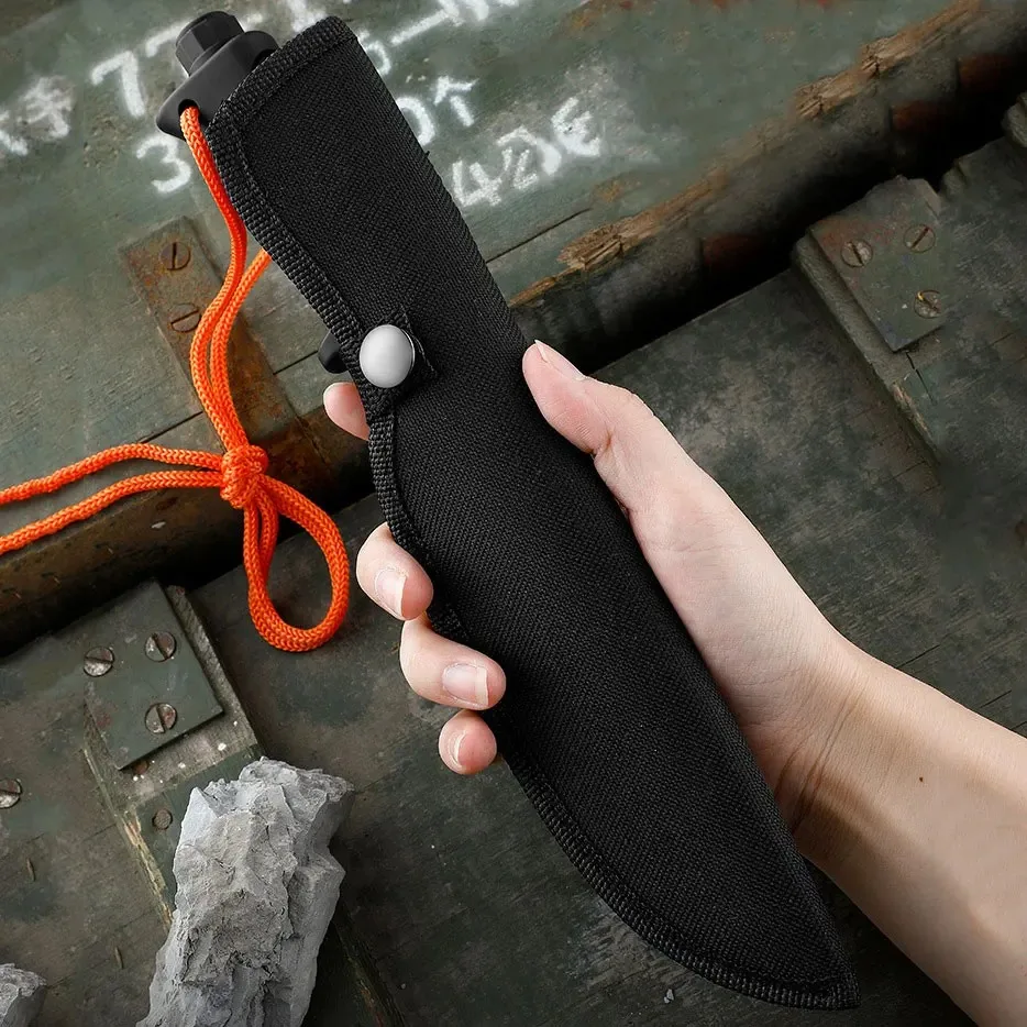 Outdoor High hardness straight knife, fixed blade EDC convenient jacket, multi-purpose camping cutter and survival knife - view 5