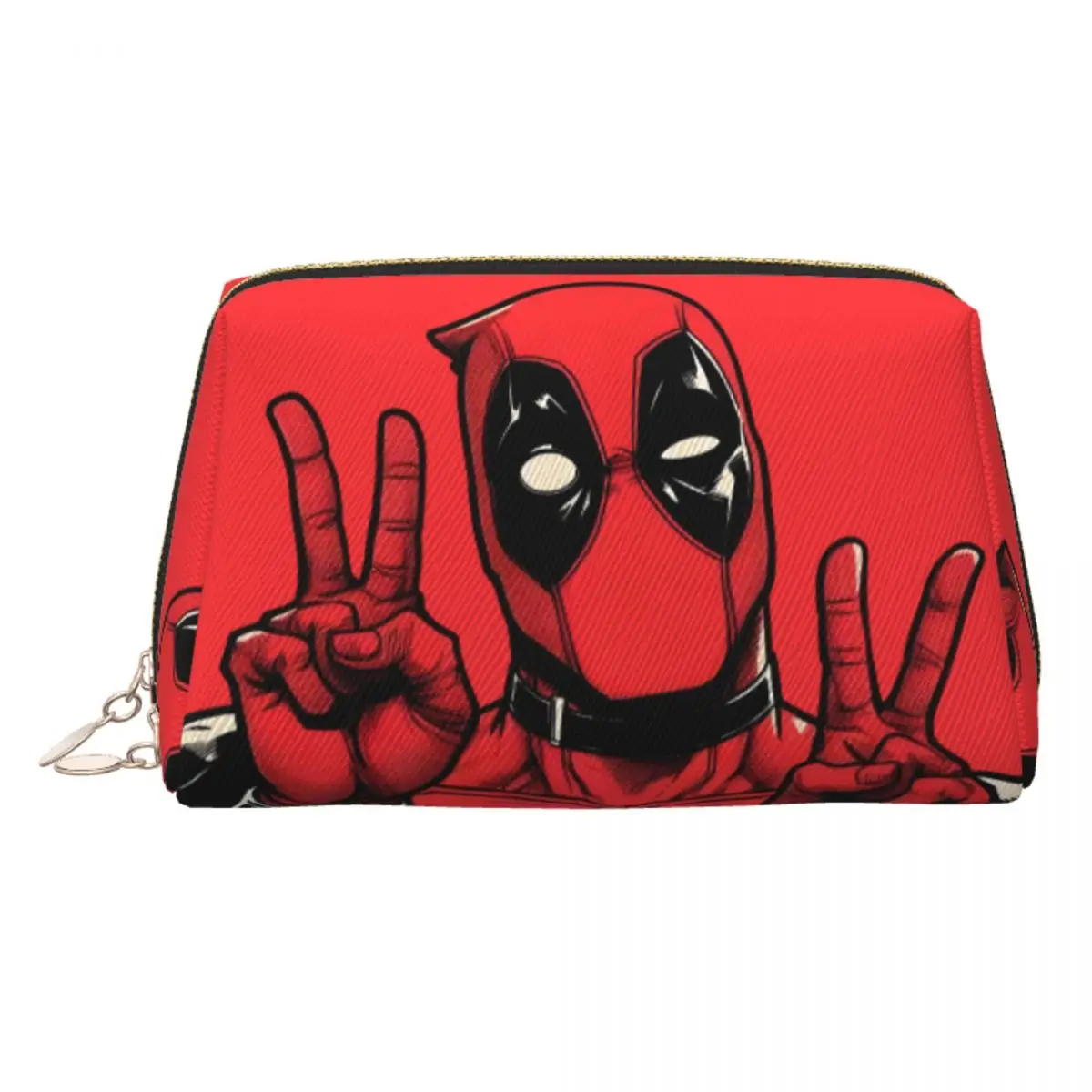 

Custom Travel Deadpool Movies Toiletry Bag Portable Comic Makeup Cosmetic Organizer Women Beauty Storage Dopp Kit Case