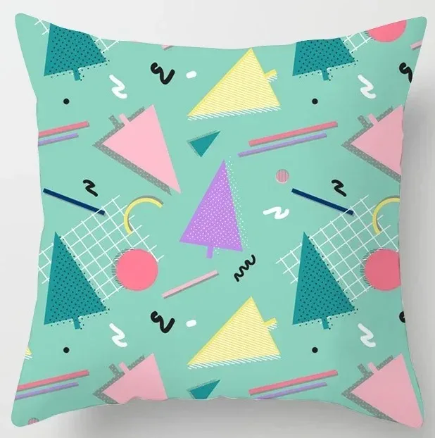 Geometric Patterned Cushion Covers For A Trendy Look Pattern Cushion Cover Suitable For Sofa Bedroom Car Pillow Cover