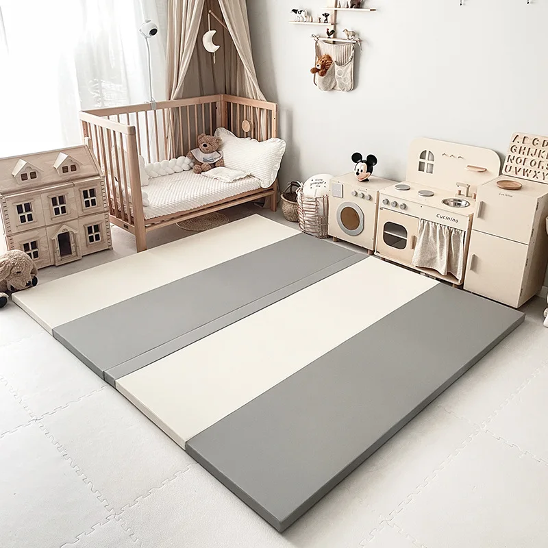 

4Cm Thickened IXPE Crawling Mat Infant Seamless Folding Odorless Mat Baby Maternal and Infant Grade Crawling Mat
