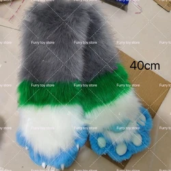 Furry PawsCustomized Long Gloves Customization Kigurumi Fursuit 1Pair Cartoon Furry Costume Paws Cosplay Costume Plash Kawai