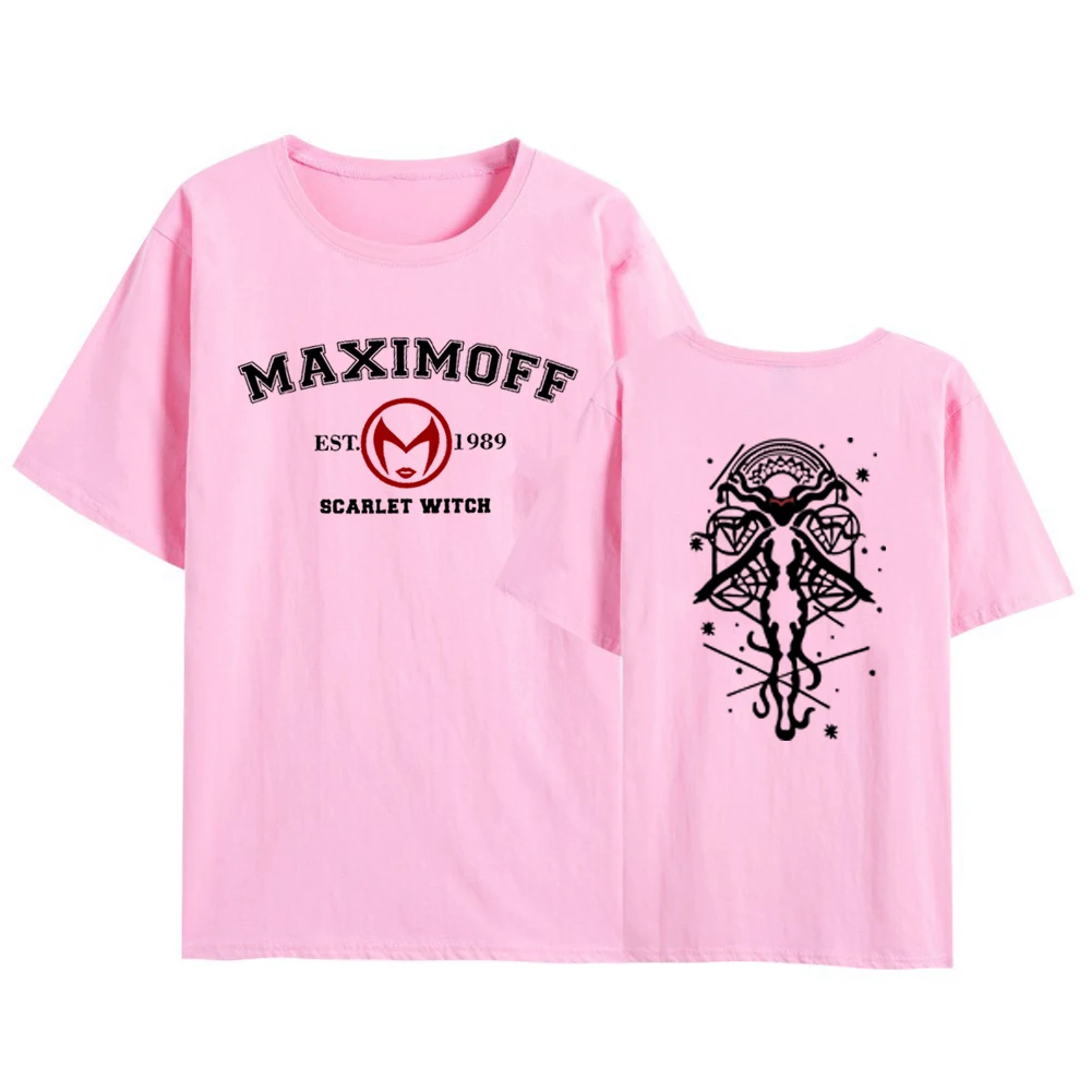 Wanda Maximoff 1989 T Shirt Women Graphic T Shirts Short Sleeve Summer T-shirt Superhero Tee Streetwear Top Women Clothing