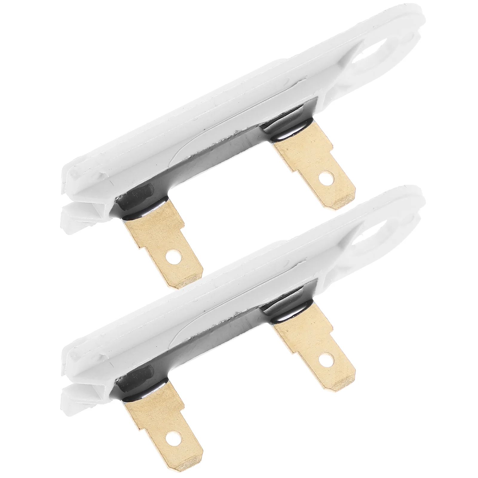 2Pcs Slim Thermal Fuse 3392519 for Washing Machine Dryer Copper ABS Temperature Control Replacement Dryer Fuse Part
