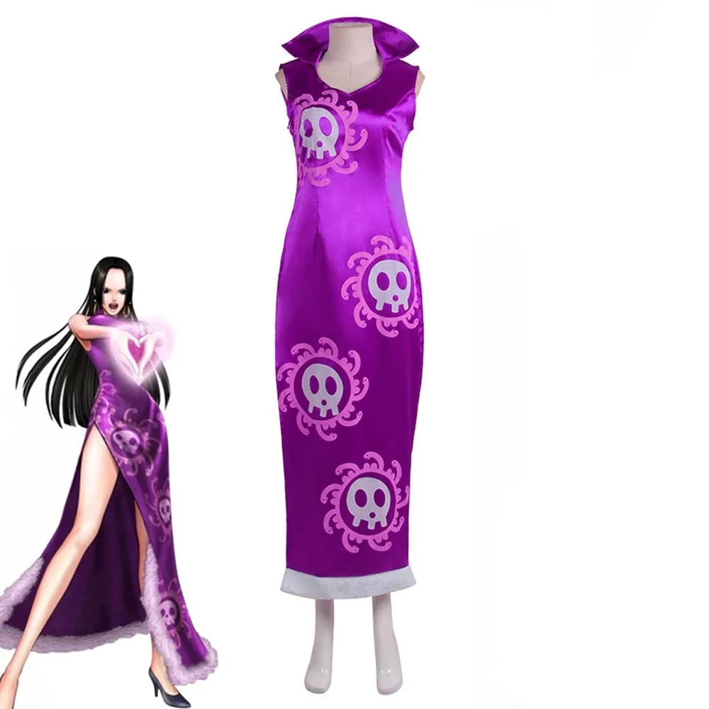 

Anime One Piece Cosplay Boa Hancock Women Costume