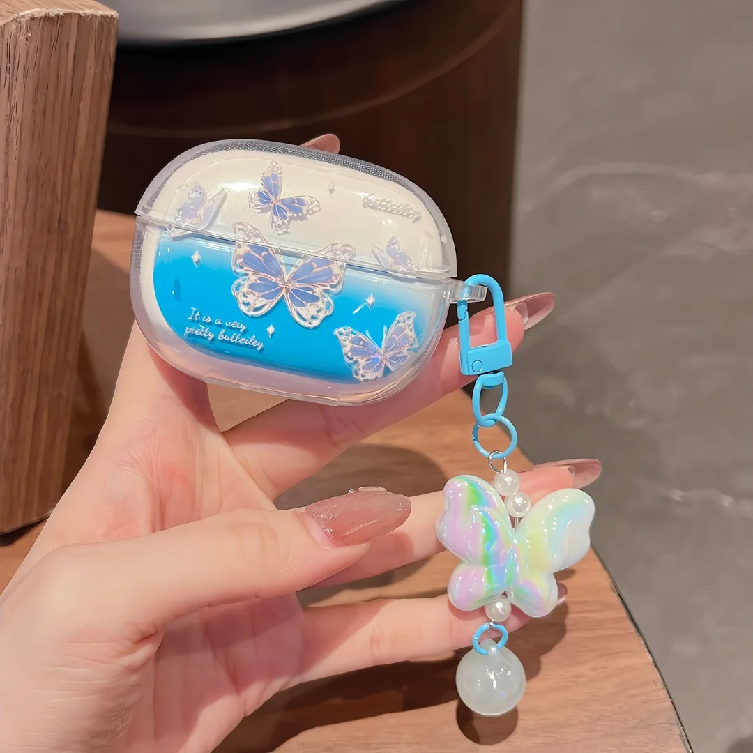 화웨이 Freebuds Pro 3 케이스 만화 체리 소프트 보호 케이스 화웨이 Freebuds Pro3 커버 후크가있는 충격 방지 코크