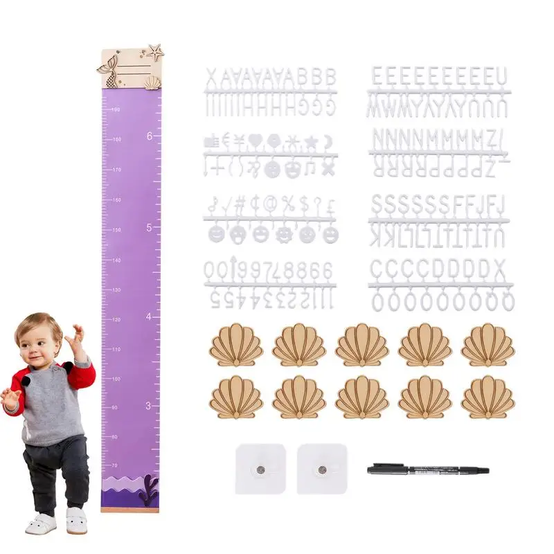 Height Ruler For Wall Cartoon Wall Height Ruler Colorful Growth Chart Ruler Cute Height Chart For Living Room Hallway Bedroom