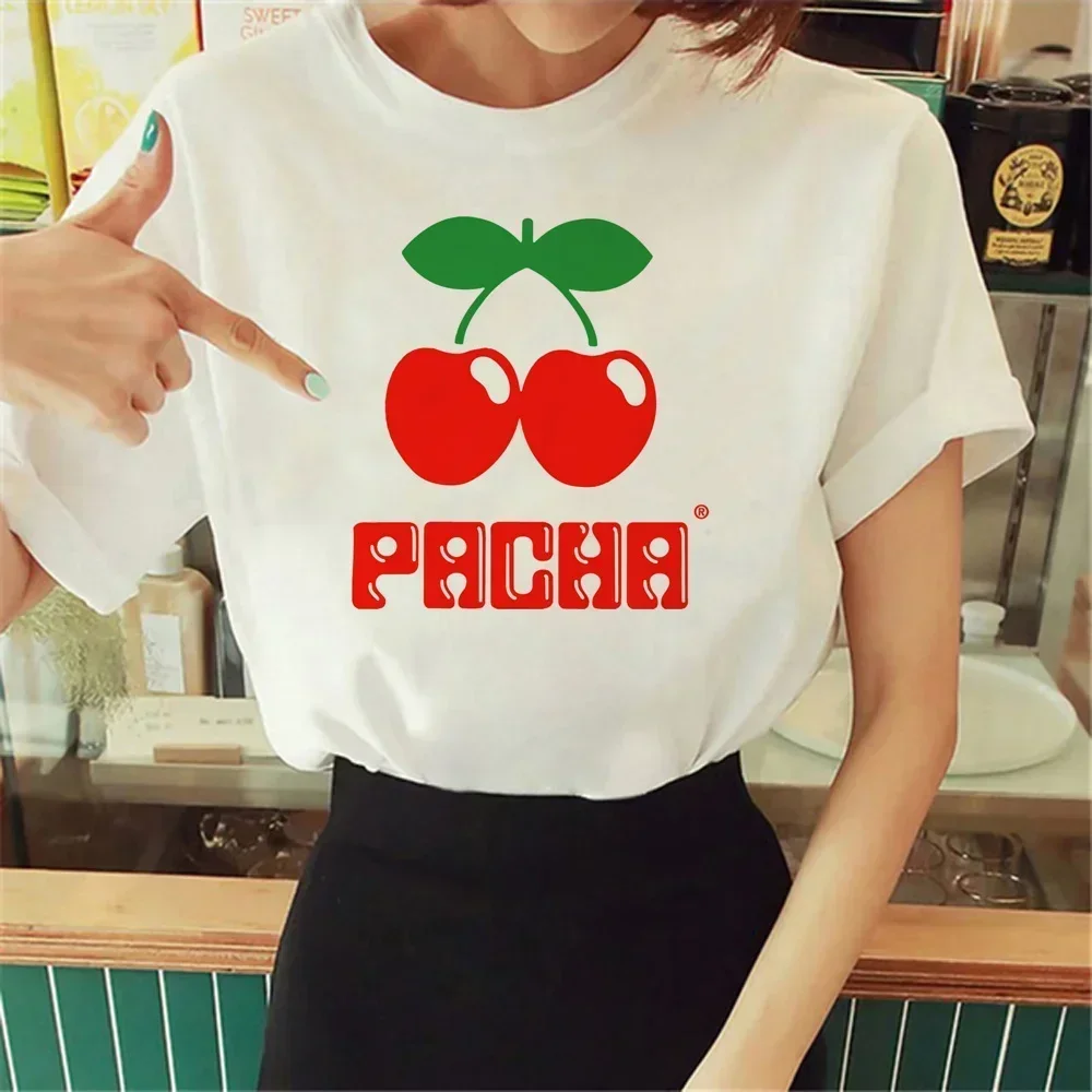 Cherry t-shirt vrouwen Japanse harajuku grappige t-shirts meisje ontwerper harajuku manga kleding grafische t-shirts harajuku