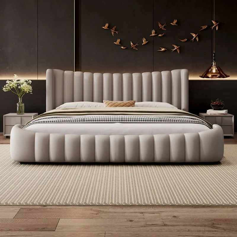 

Double Modern Bed Frame Luxury Bedroom Girls Design Multifunctional Bed Frame Sleeping Princess Cama Lounge Suite Furniture