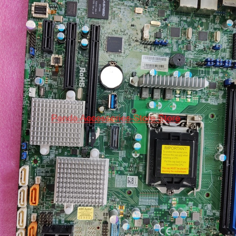 

Материнская плата Micro-ATX для серверов со стабильной производительностью, чипсет LGA1151 C232, X11SSL-CF