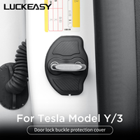 For Tesla Model Y Car Door Lock Cover Model 3 2023-2025 Car Styling Door Lock Protection Cap Modification Accessories 4pcs