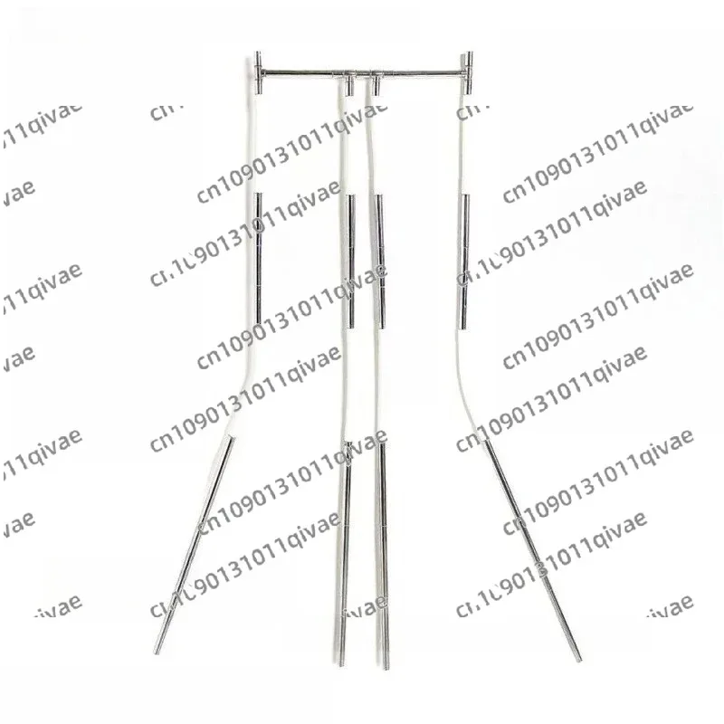 رف عرض السراويل 4 في 1 - شماعة غير مرئية لتصوير الملابس والتخزين وتنظيم المنزل