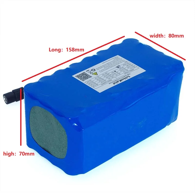 Genuine 60V 16S2P 6Ah 18650 Li-ion Battery Pack 67.2V with 20A discharge BMS 1000Watt