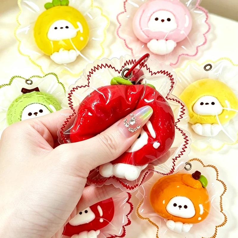 Creative Cute Fruit Series Soft press Toy Soft Food-Grade  Edge-Stitching Style Hand Relaxation Stress Relief Toy for Adult Gift