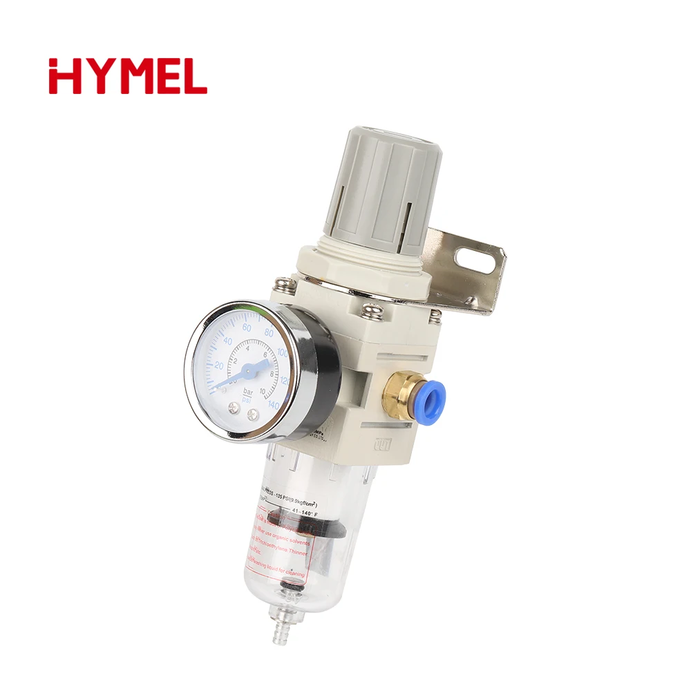 AW2000-02 Pneumatic Compressor Air Filter Source Treatment Filters Pressure Regulator Gauge Oil Separator