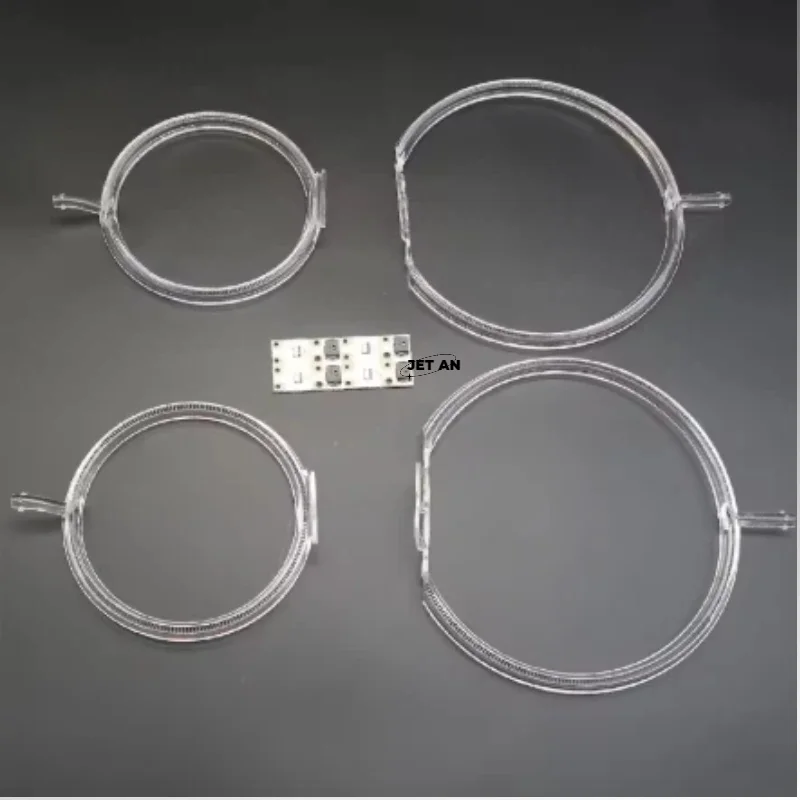 سيارة العلوي DRL رقاقة دليل قطاع لسيارات BMW X5 E70 2011-2013 النسخة الأوروبية عين الملاك الضوء الأبيض الصابورة مصباح ليد مصدر #5