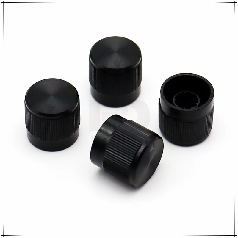 10PCS 14*13M Plastic Knob Cap Potentiometer Encoder Knob cap Amplifier volume Knob cap Flower Shaped Inner Hole 6mm