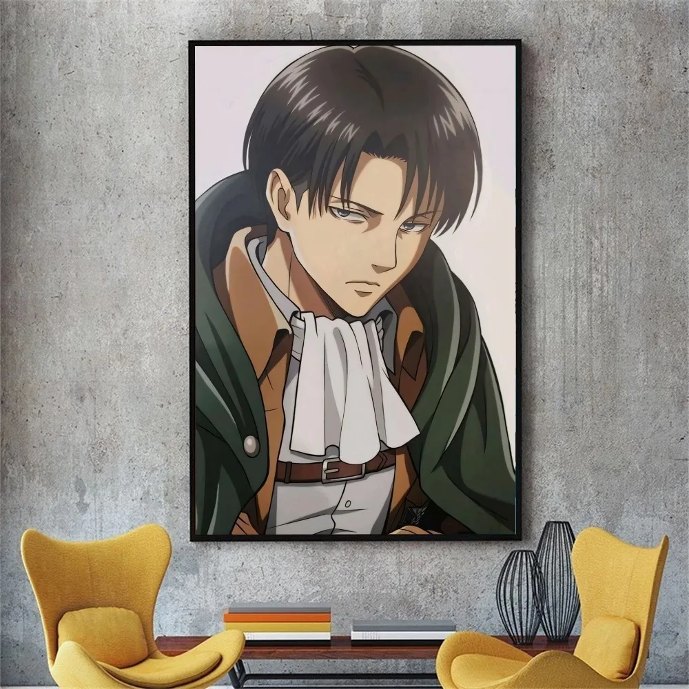 Anime Attack on Titan Poster No Framed Poster Kraft Club Bar Paper Vintage Poster Wall Art Painting Bedroom Study Stickers